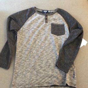 Boys grey long sleeve t-shirt